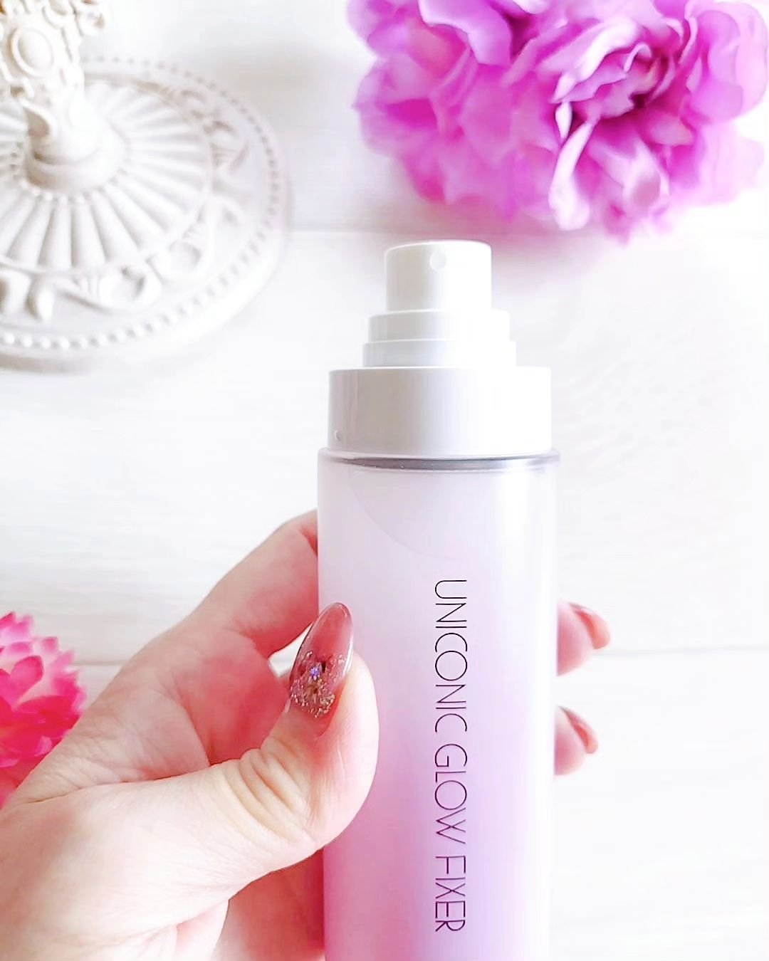 ユニコーン メイクアップグローフィックスミスト/SELF BEAUTY/フィックスミストを使ったクチコミ（3枚目）