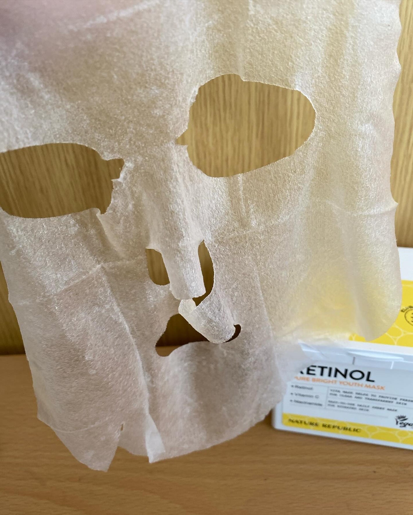 キューブマスク レチノール/ネイチャーリパブリック/シートマスク・パックを使ったクチコミ(4枚目)