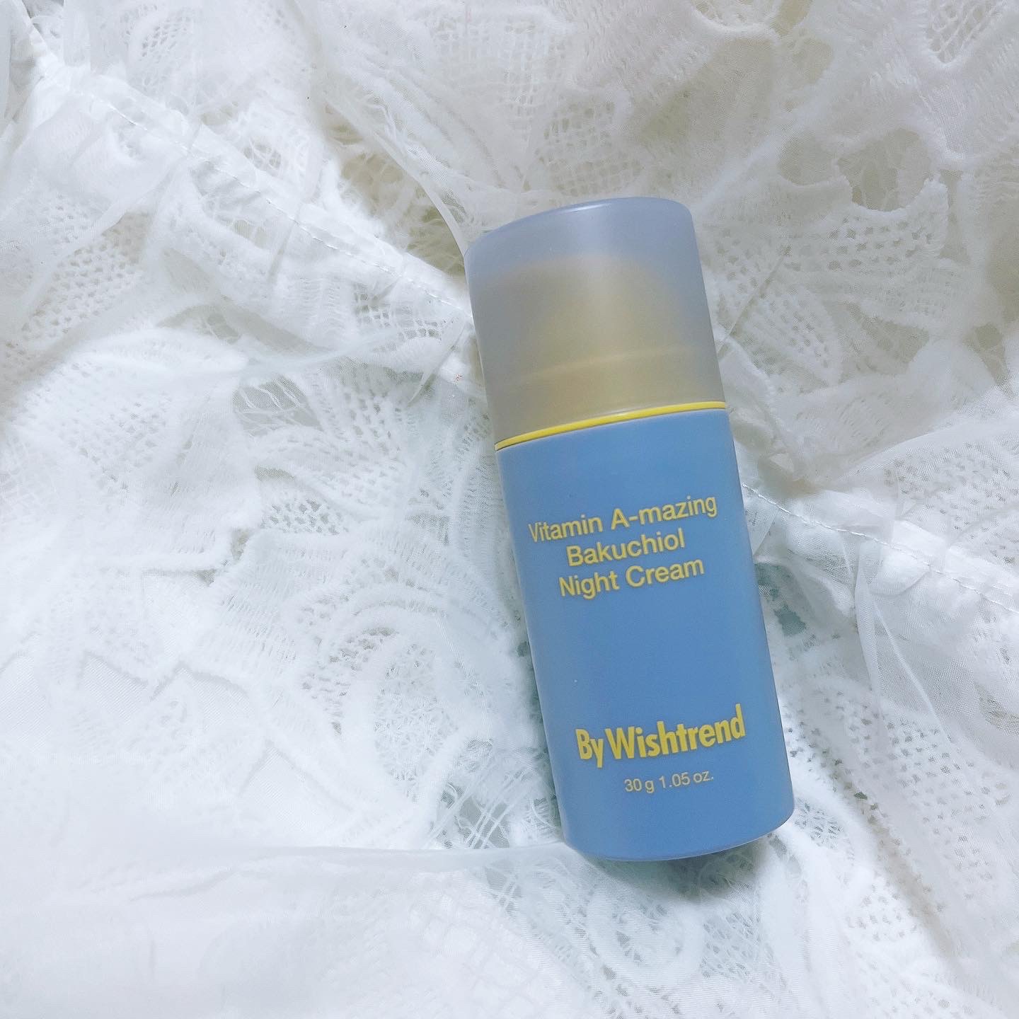 ビタミンA-mazingバクチオールナイトクリーム/By Wishtrend/フェイスクリームを使ったクチコミ（2枚目）