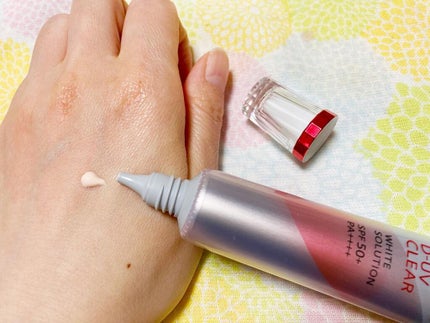 D-UVクリア ホワイトソリューション/アスタリフト/日焼け止めクリームを使ったクチコミ(5枚目)