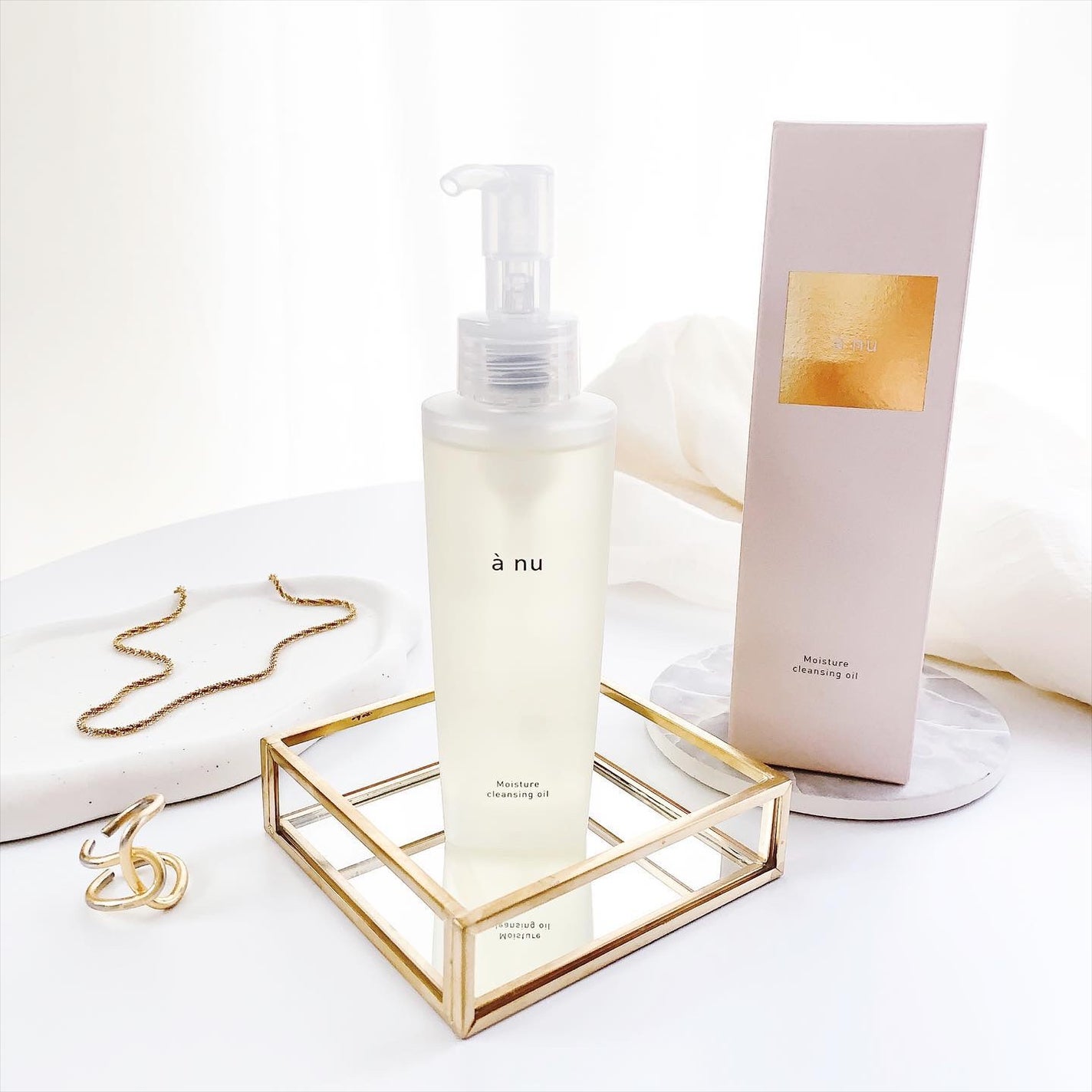 アニュ モイスチャークレンジングオイル/a nu(アニュ)/オイルクレンジングを使ったクチコミ(2枚目)