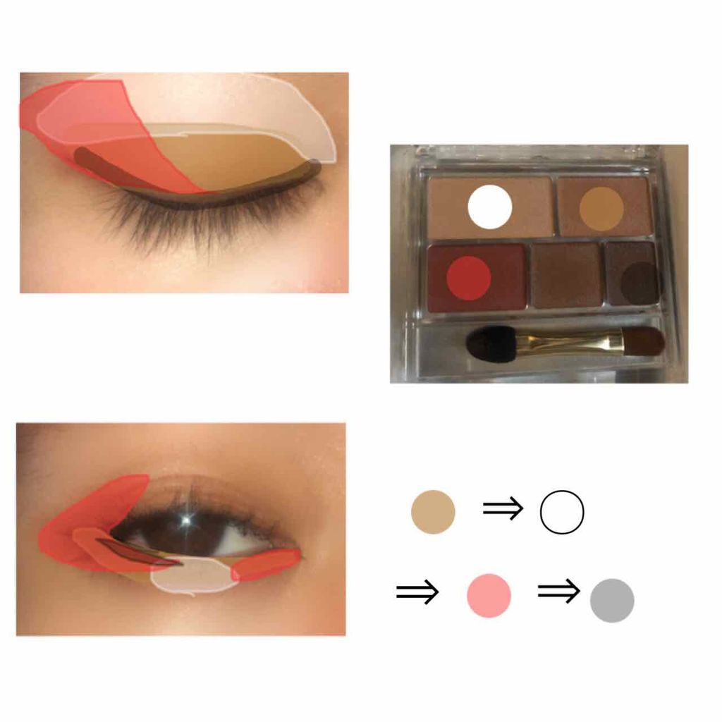 パーフェクトマルチアイズ/キャンメイク/アイシャドウパレットを使ったクチコミ（3枚目）