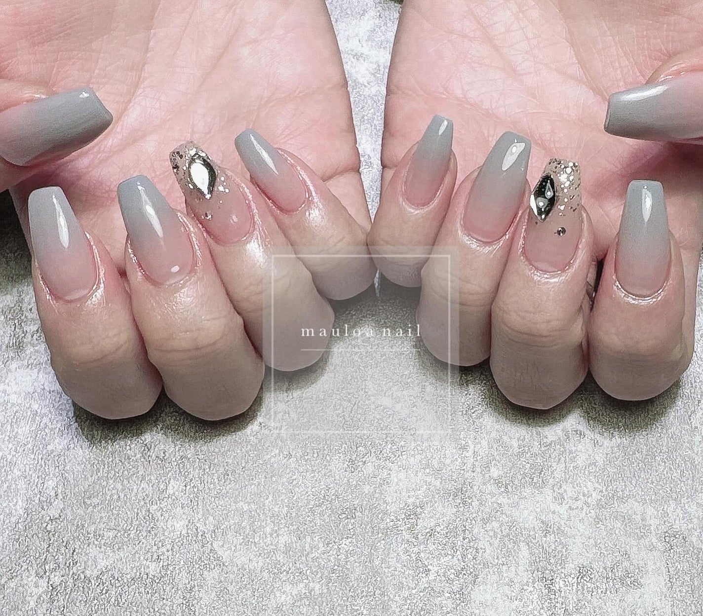 mauloa_nail on LIPS 「・🩵🩵🩵・ネイルやり方動画fantistにて多数更新してます☺..」(1枚目)