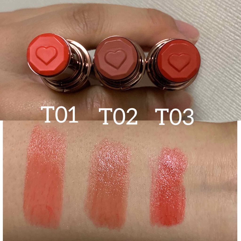 メルティールミナスルージュ(ティントタイプ)/キャンメイク/リップティントを使ったクチコミ(2枚目)