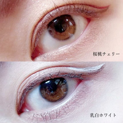 カラーリキッドアイライナー/ZEESEA/リキッドアイライナーを使ったクチコミ(3枚目)