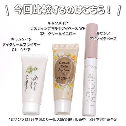 ラスティングマルチアイベース WP/キャンメイク/アイシャドウベースを使ったクチコミ(2枚目)