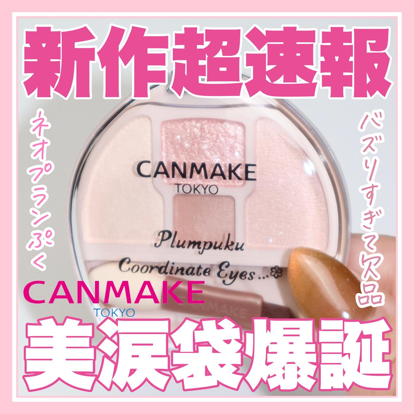 プランぷくコーデアイズ/キャンメイク/パウダーアイシャドウを使ったクチコミ（1枚目）