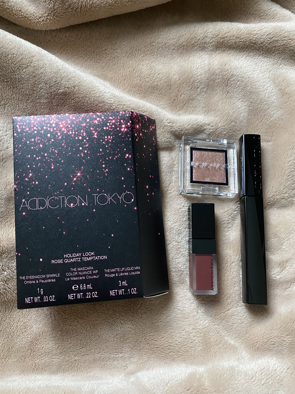 ホリデー ルック コレクション ローズ クォーツ テンプテーション/ADDICTION/メイクアップキットを使ったクチコミ（2枚目）