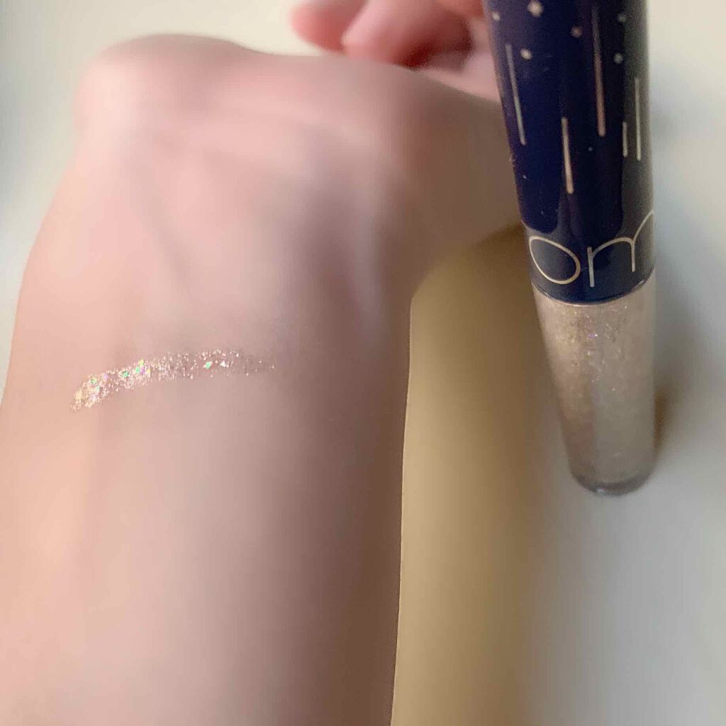 リキッド グリッター シャドウ/rom&nd/グリッターを使ったクチコミ（2枚目）