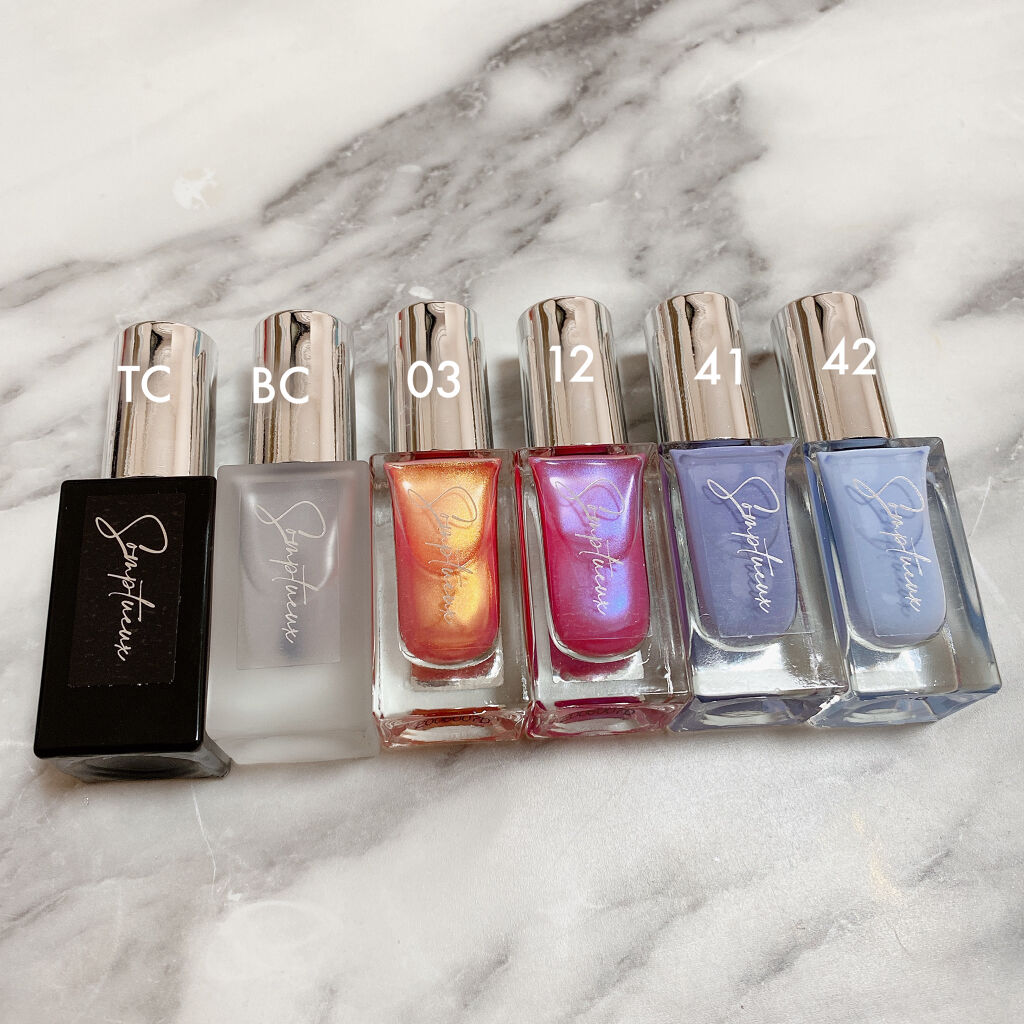 Somptueux(ソンプチュー) ネイルポリッシュ/DAISO/マニキュアを使ったクチコミ（2枚目）