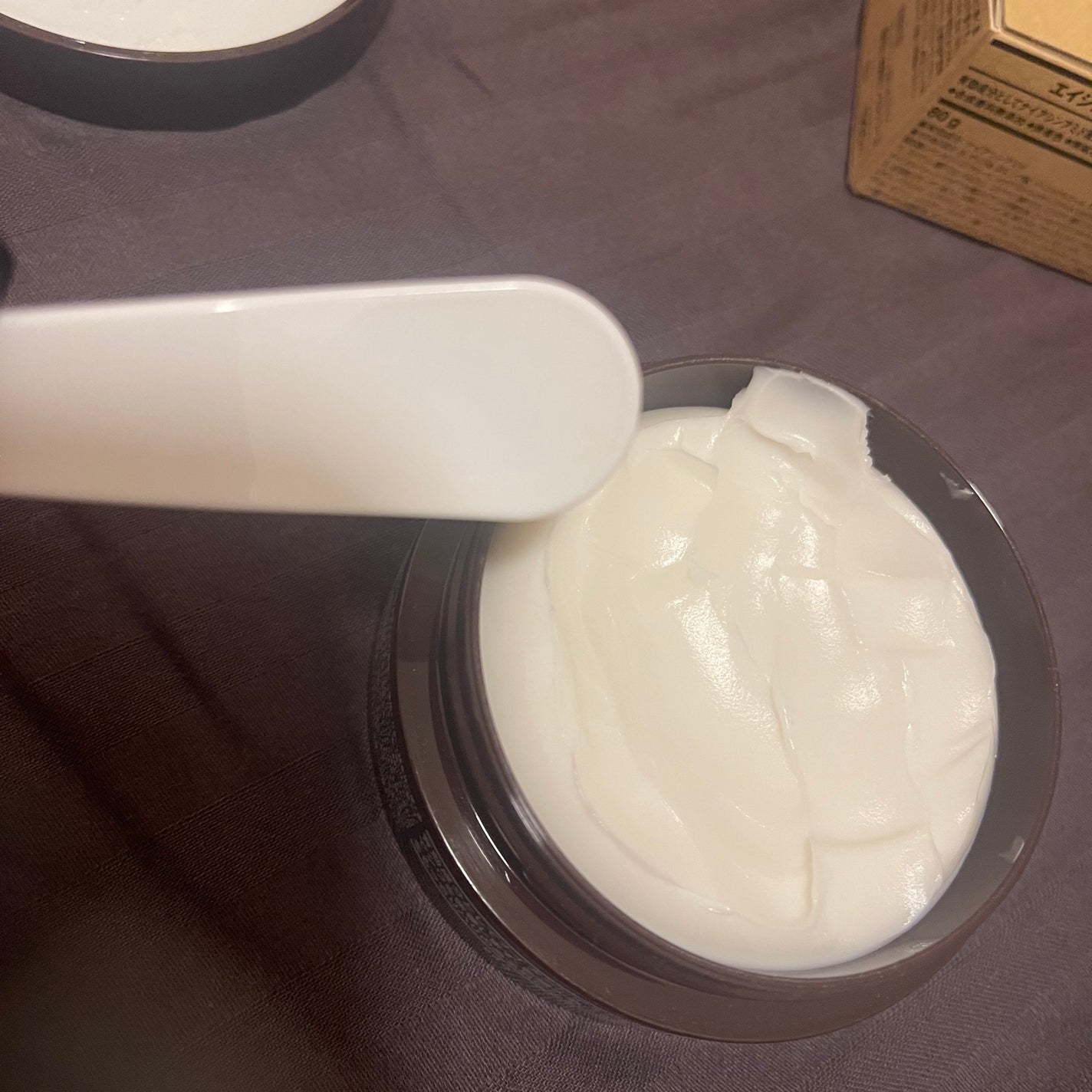 エイジングケア薬用リンクルケアクリームマスク/無印良品/フェイスクリームを使ったクチコミ(5枚目)