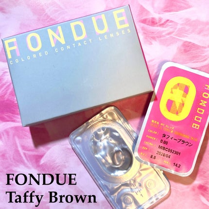 FONDUE/FONDUE(フォンデュ)/カラーコンタクトレンズを使ったクチコミ(2枚目)