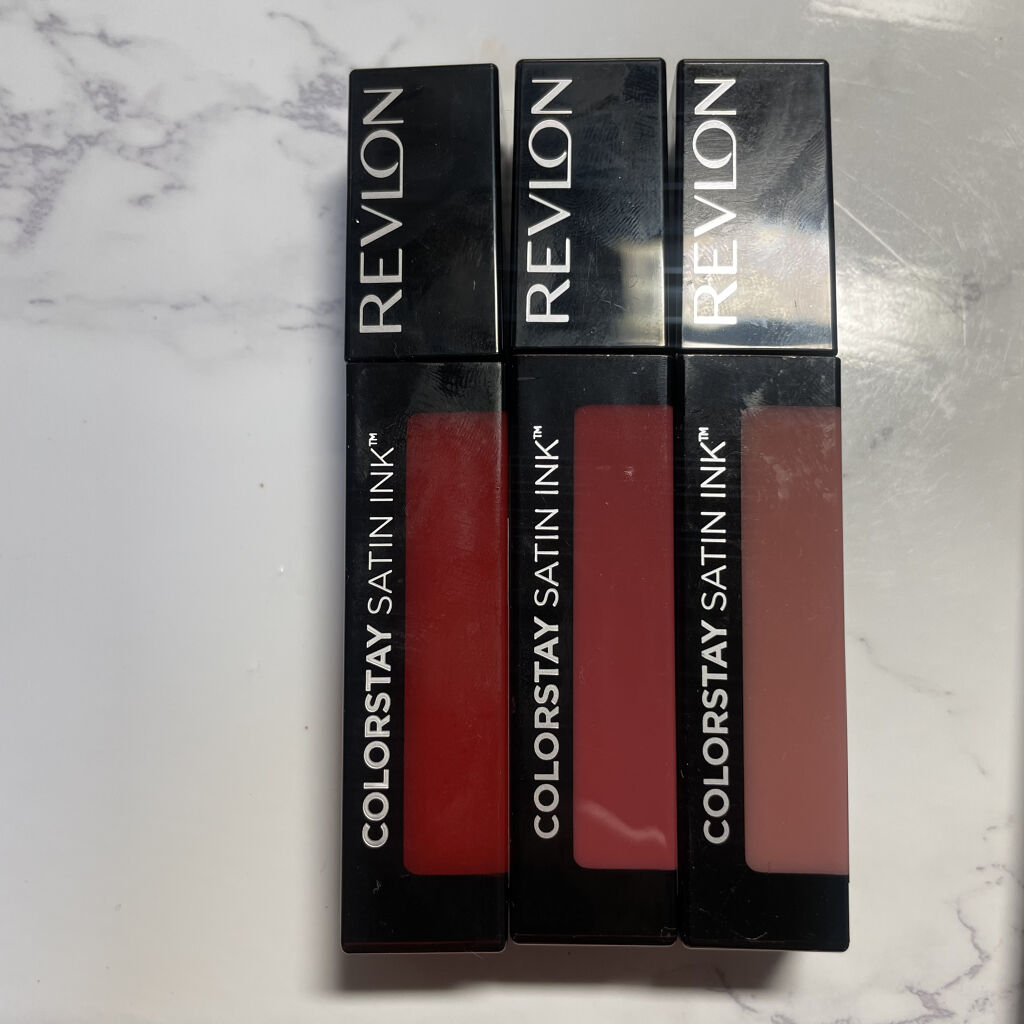 カラーステイ サテン インク/REVLON/口紅を使ったクチコミ（1枚目）