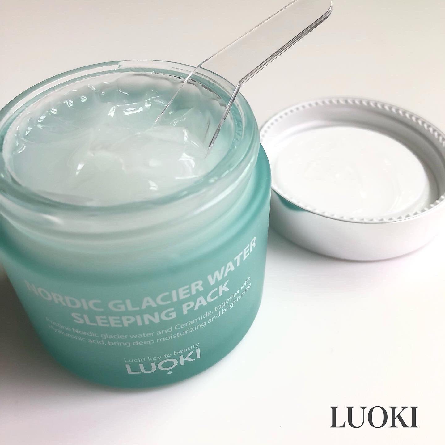 ノルディック氷河水スリーピングパック/LUOKI/フェイスクリームを使ったクチコミ（1枚目）