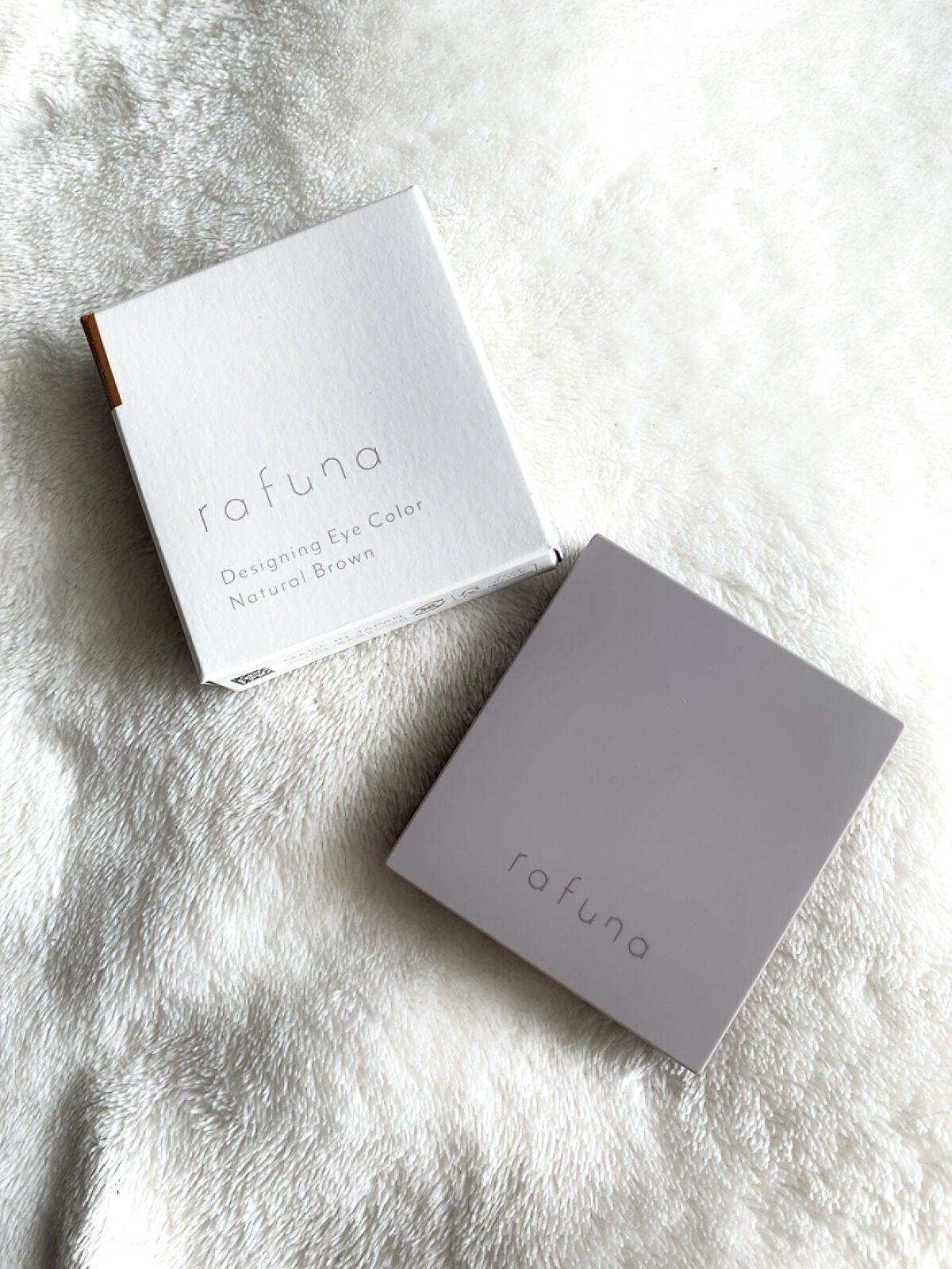 デザイニングアイカラー 01 ナチュラルブラウン/rafuna/アイシャドウパレットを使ったクチコミ（2枚目）
