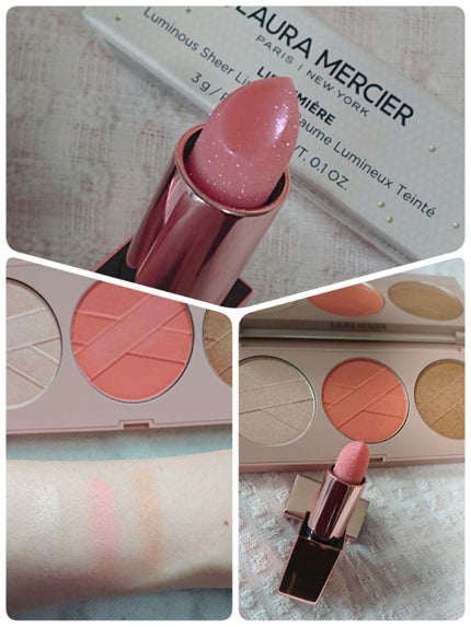 オープニング ナイト チーク パレット/ローラ メルシエ/パウダーチークを使ったクチコミ(3枚目)