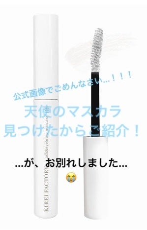 ラッシュ&アイブロウマスカラ/KIREI FACTORY/マスカラを使ったクチコミ(1枚目)