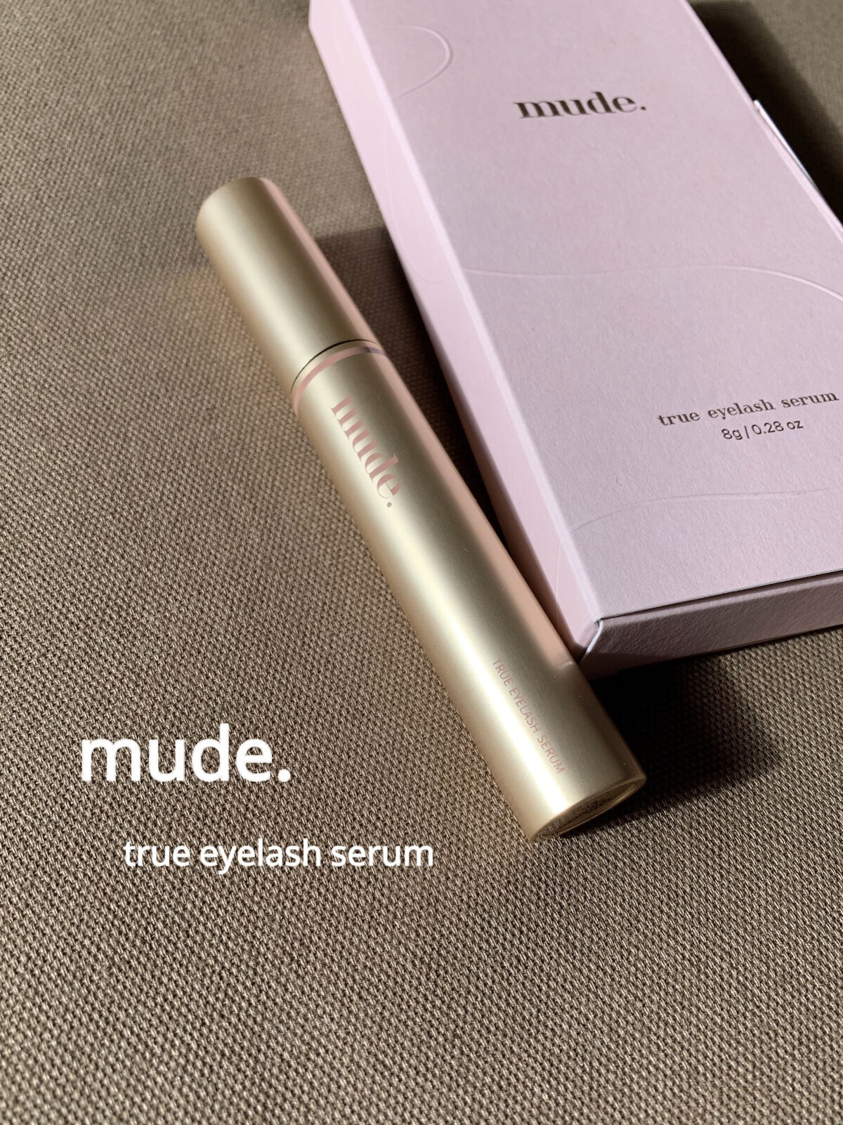 トゥルーアイラッシュセラム/mude./まつげ美容液を使ったクチコミ（1枚目）