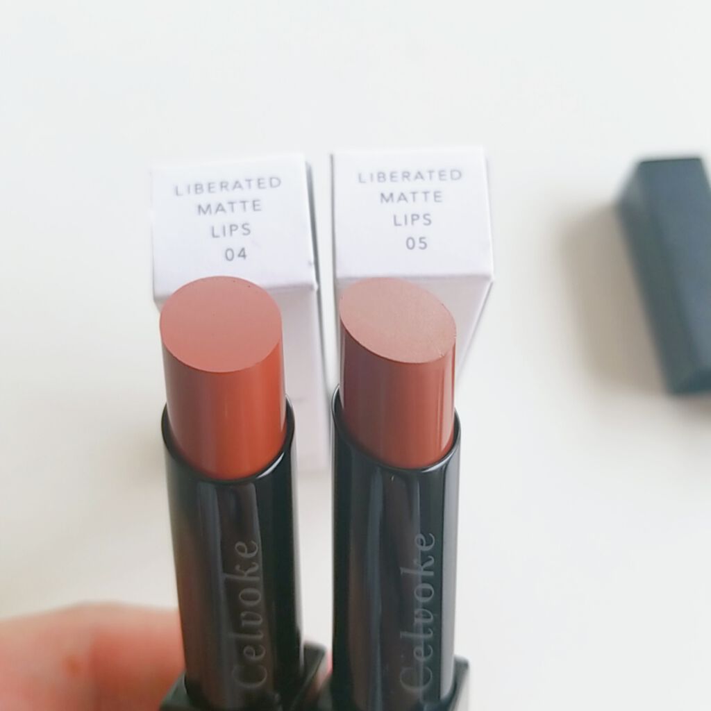 リベレイティッドマットリップス/Celvoke/口紅を使ったクチコミ(2枚目)