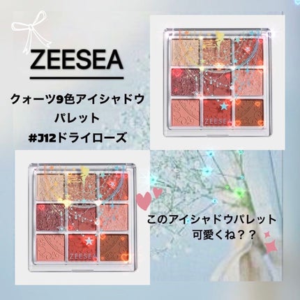 クォーツ 9色アイシャドウパレット(ドリームランドアイシャドウ)/ZEESEA/アイシャドウパレットを使ったクチコミ(1枚目)