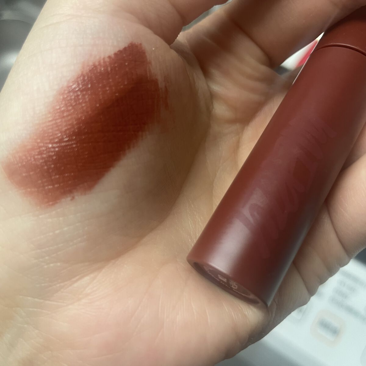 ラストベルベットティント V14 チルボス/BBIA/リップティントを使ったクチコミ（1枚目）