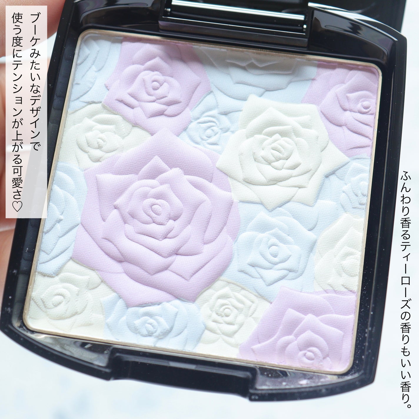 ローズ プレスト パウダー/ANNA SUI/プレストパウダーを使ったクチコミ(3枚目)