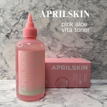 ピンクアロエビタトナー/APRILSKIN/化粧水を使ったクチコミ(1枚目)