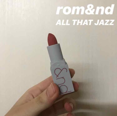 ゼログラムマットリップスティック All That Jazz/rom&nd/口紅を使ったクチコミ（1枚目）