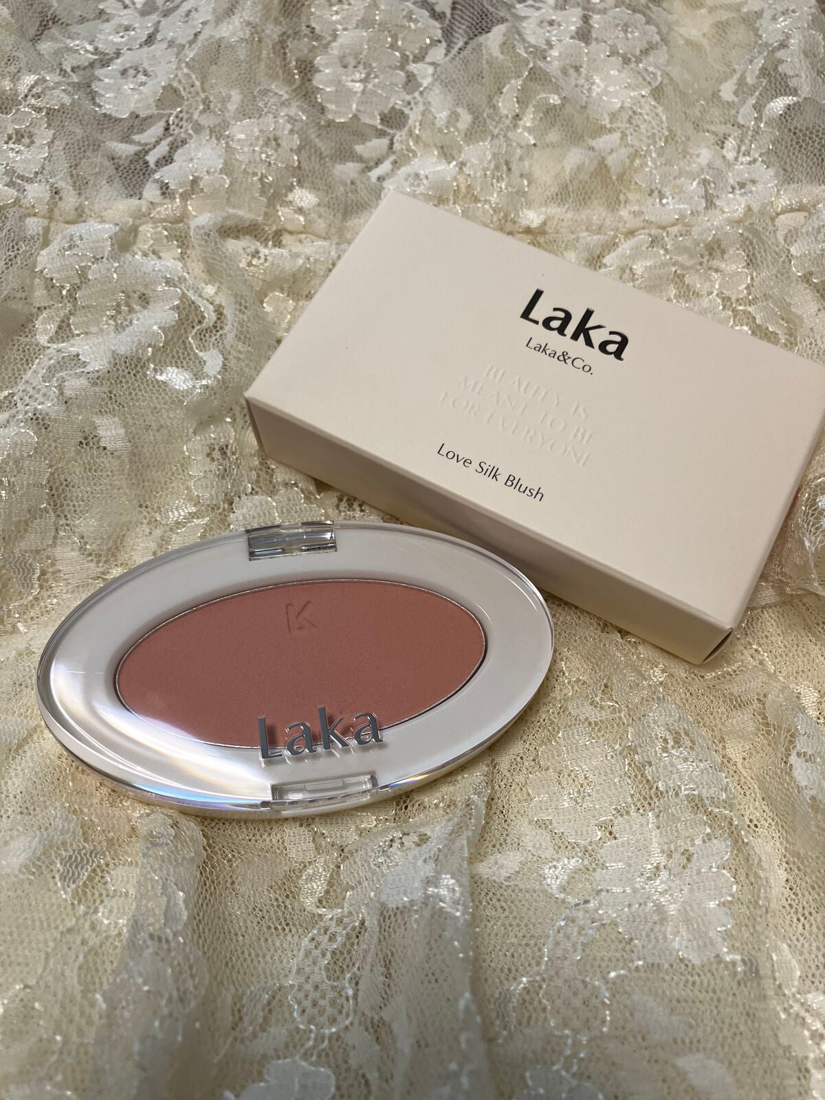 ラブシルクブラッシュ/Laka/パウダーチークを使ったクチコミ(1枚目)