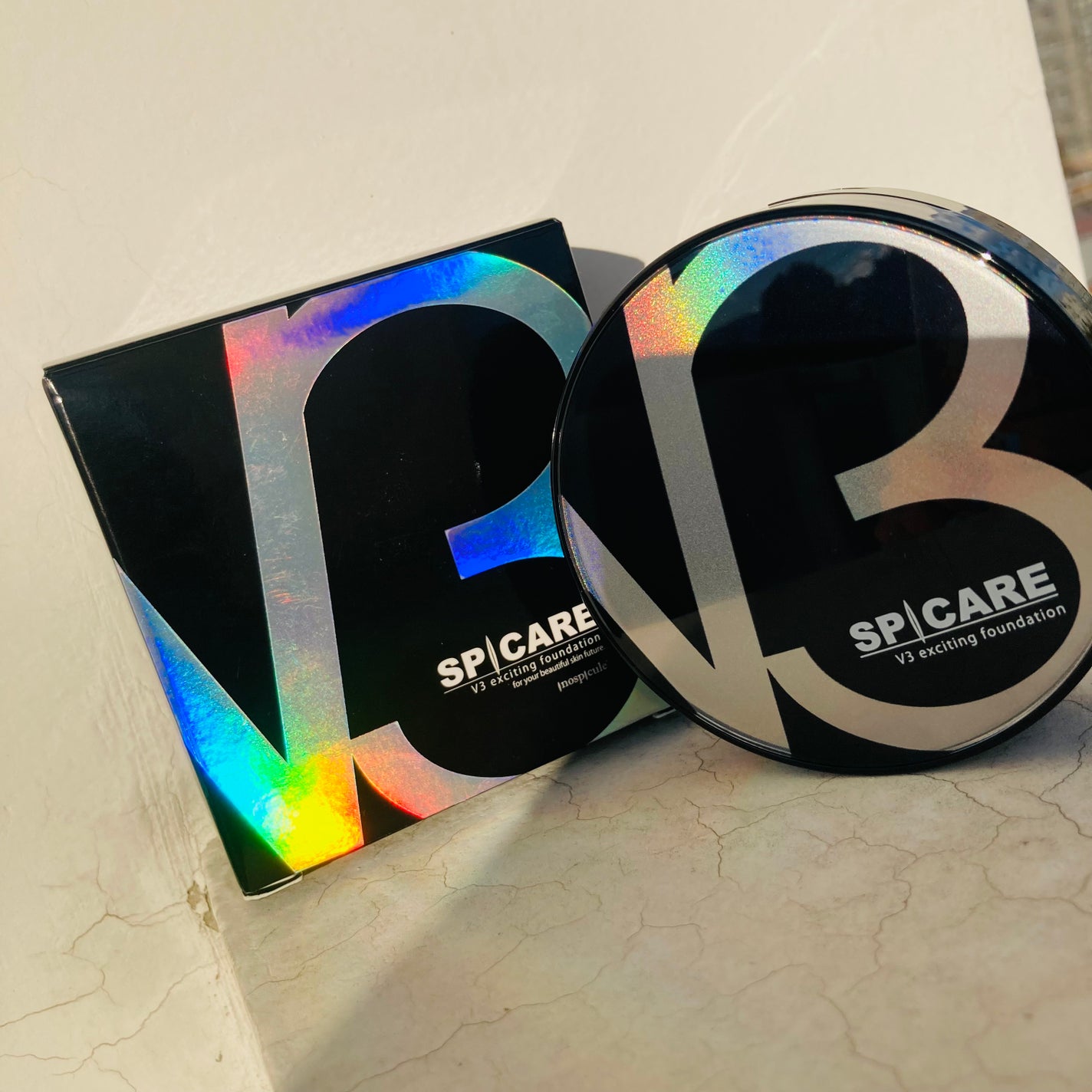 V3 エキサイティングファンデーション/SPICARE/クッションファンデーションを使ったクチコミ(6枚目)