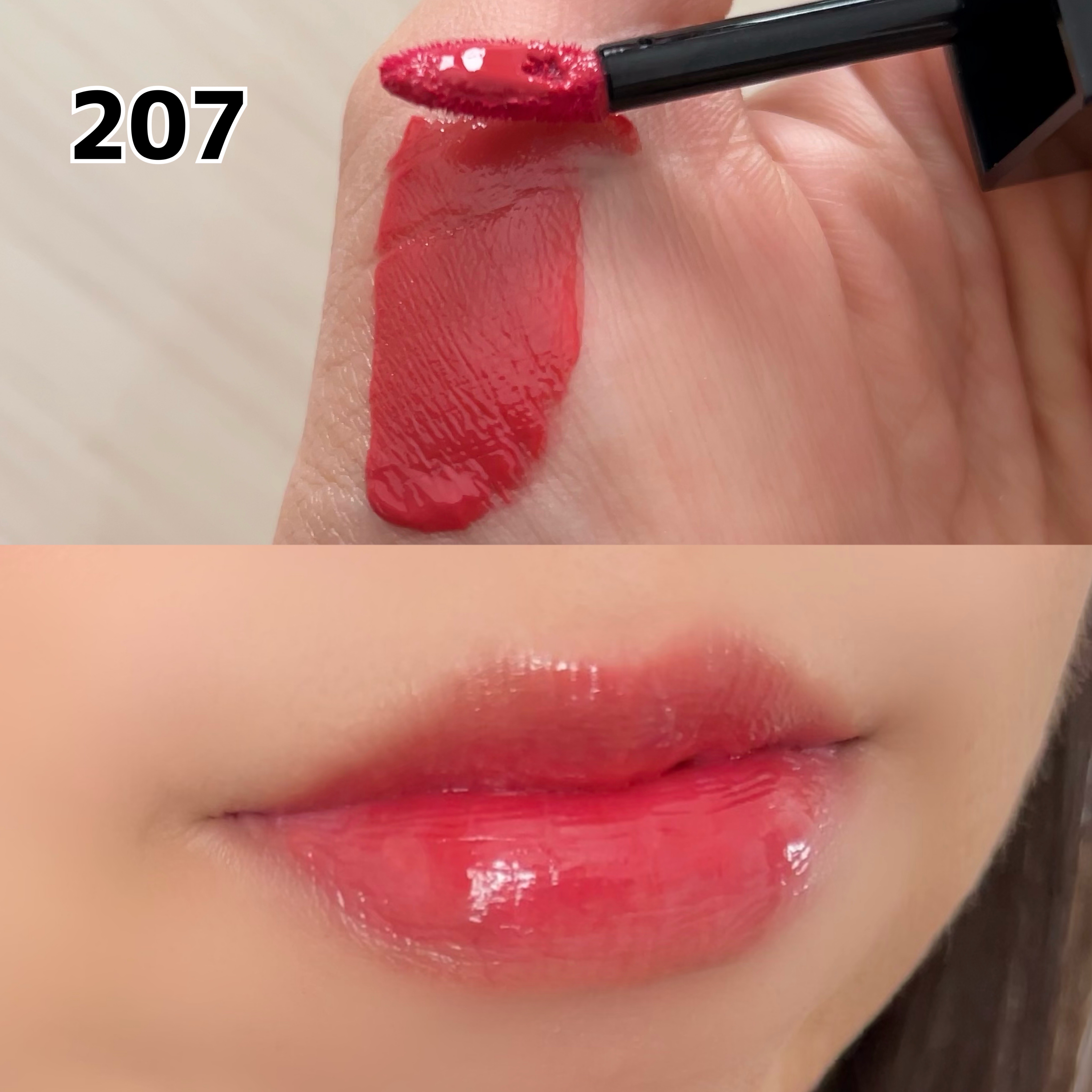 ブラーグロイリップティント 207 フィデンティア/Dinto/リップティントを使ったクチコミ（3枚目）
