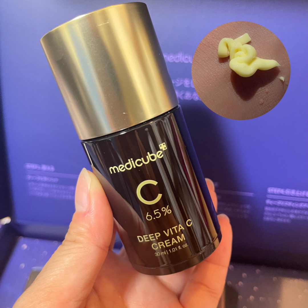ディープビタCクリーム/MEDICUBE/フェイスクリームを使ったクチコミ（3枚目）