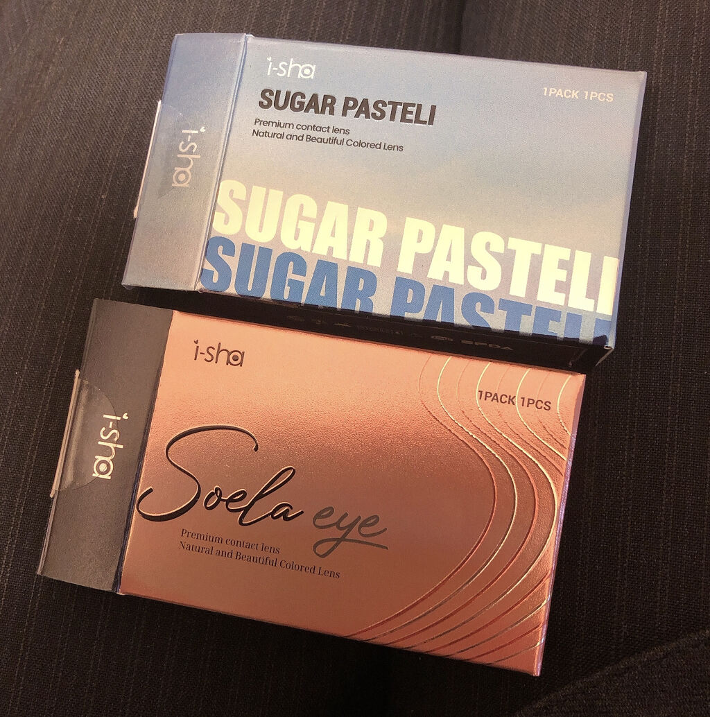 SUGAR PASTEL i/蜜のレンズ/カラーコンタクトレンズを使ったクチコミ（1枚目）