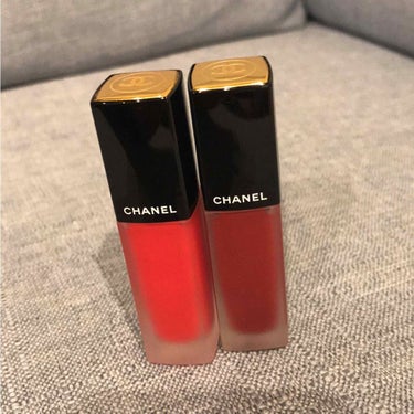 大好きなCHANELの
ルージュアリュールインクシリーズから
148番リベレーと
154番エクスペリモンテです！

秋冬は154番を愛用してたんですが
春になりこのルージュアリュールインク
の使用感が好