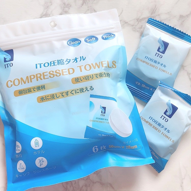 ITO圧縮タオル(大判)/ITO/クレンジングタオルを使ったクチコミ（2枚目）