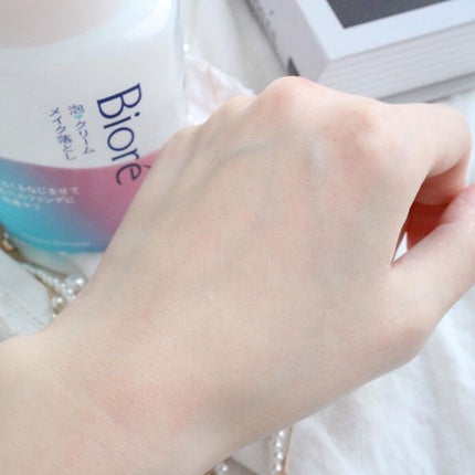 泡クリームメイク落とし/ビオレ/クレンジングクリームを使ったクチコミ(8枚目)