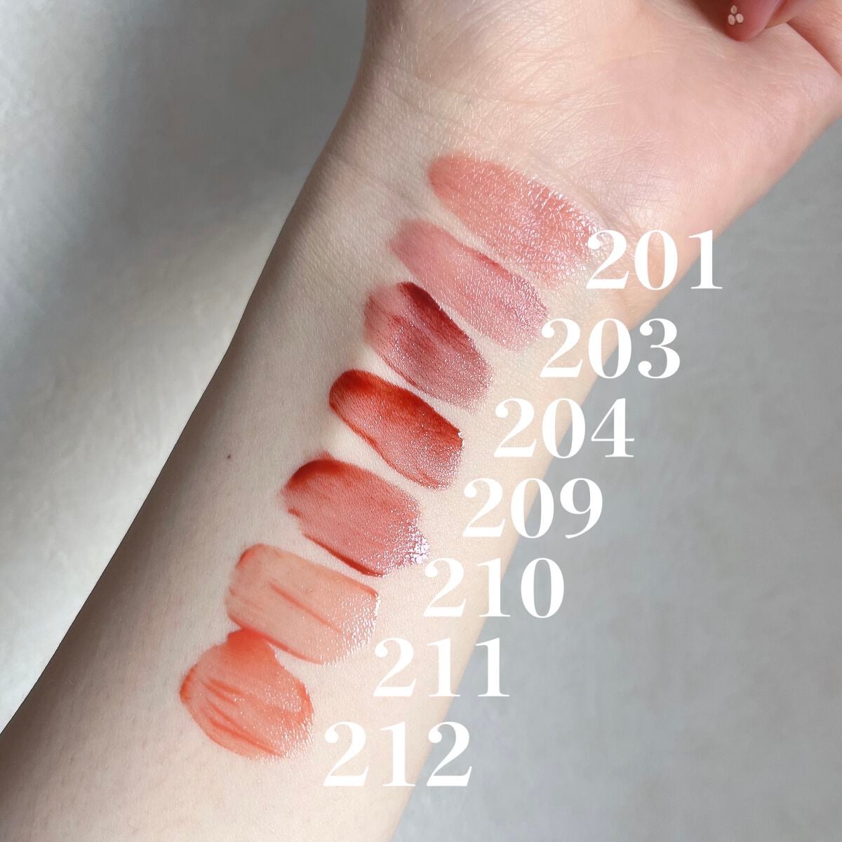 もふもふブラーグロイリップティント201・202・203・204・205等 ブラーグロイリップティント|Dintoの口コミ - まるでガラス玉