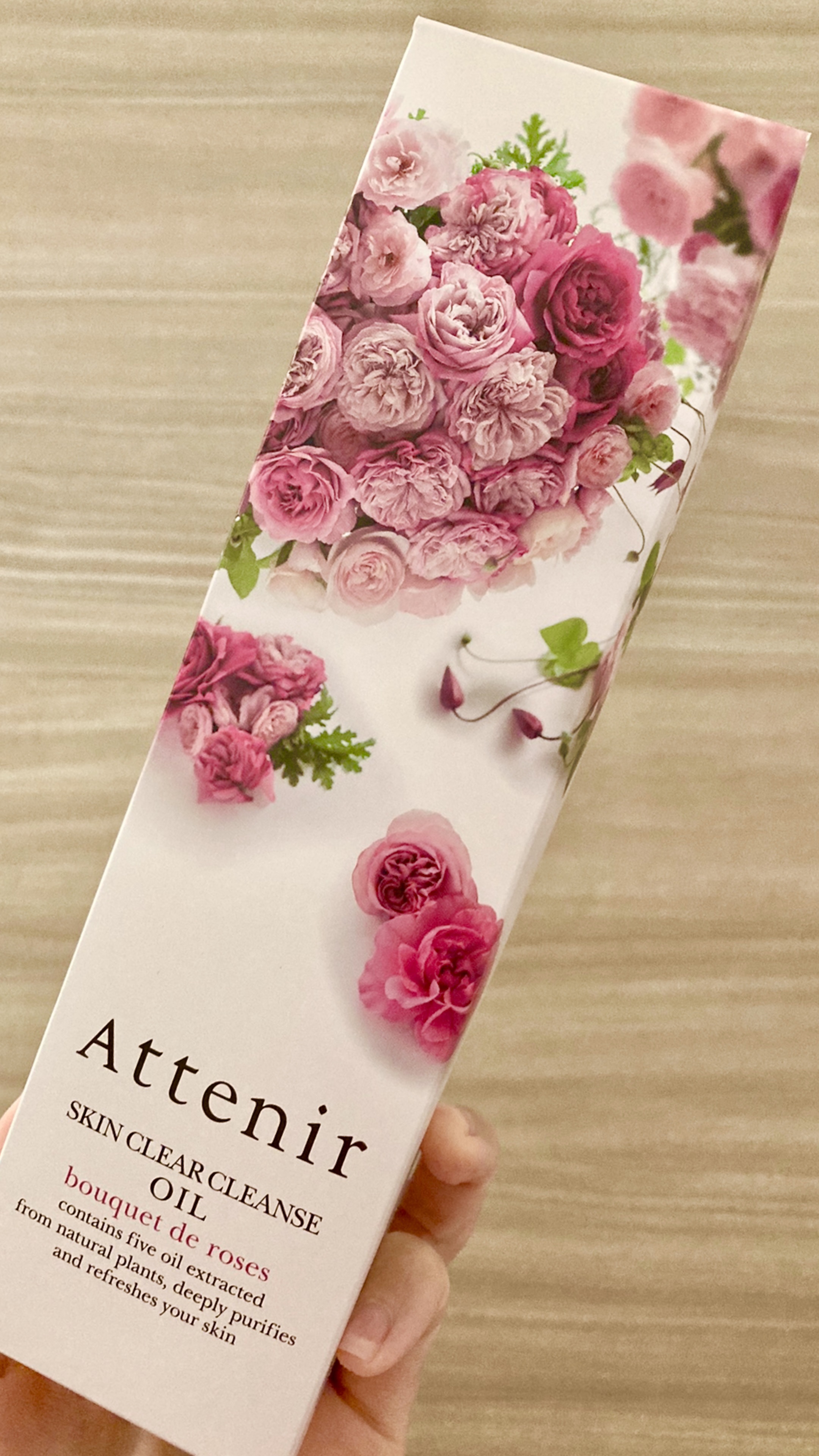 スキンクリア クレンズ オイル アロマタイプ ブーケ ド ローズ /アテニア/オイルクレンジングを使ったクチコミ（1枚目）