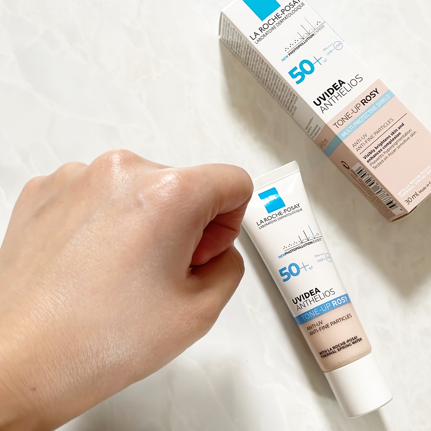 UVイデア XL プロテクショントーンアップ ローズ/ラ ロッシュ ポゼ/日焼け止めクリームを使ったクチコミ(5枚目)