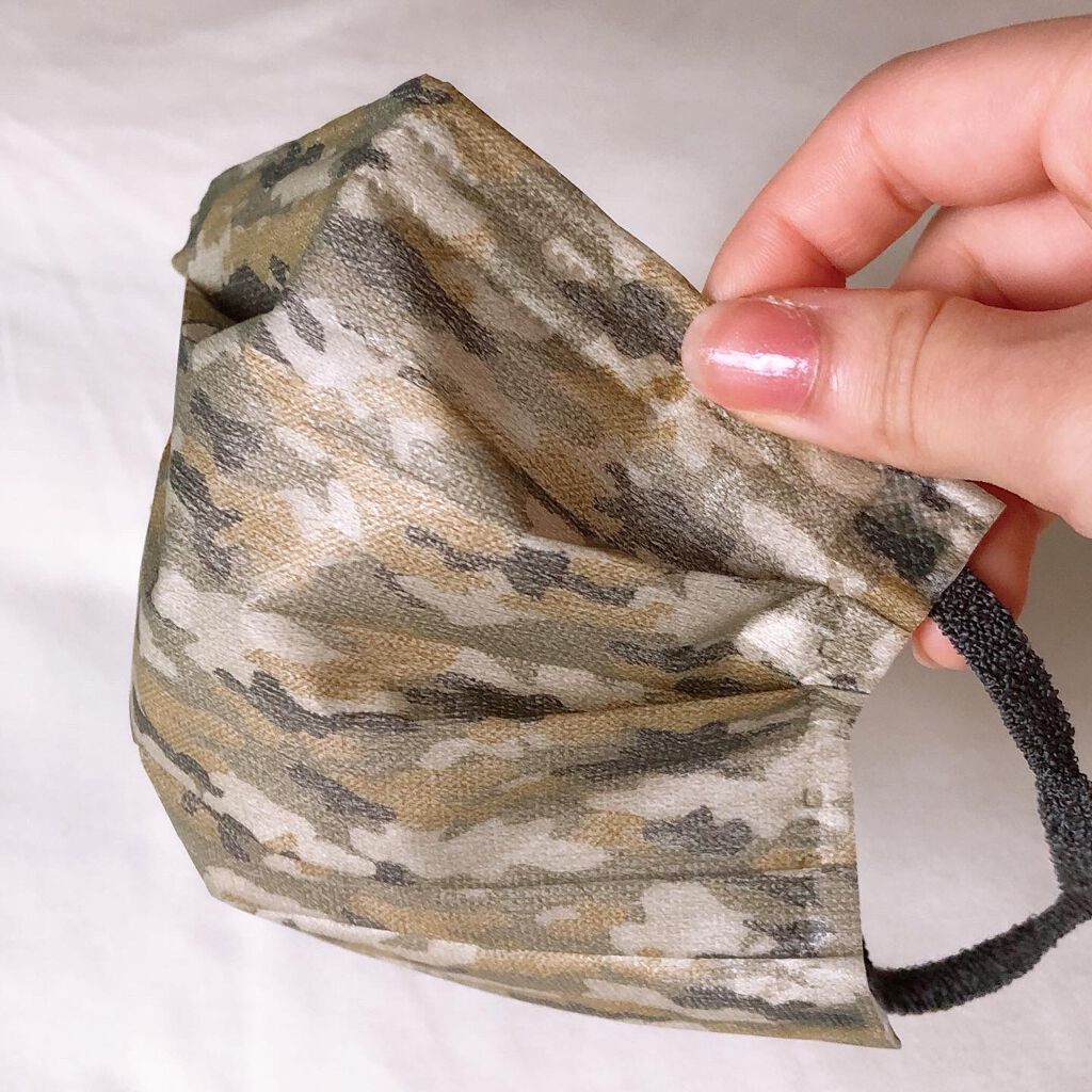 三次元ファッションマスク カモフラージュ/コーワ/マスクを使ったクチコミ(4枚目)