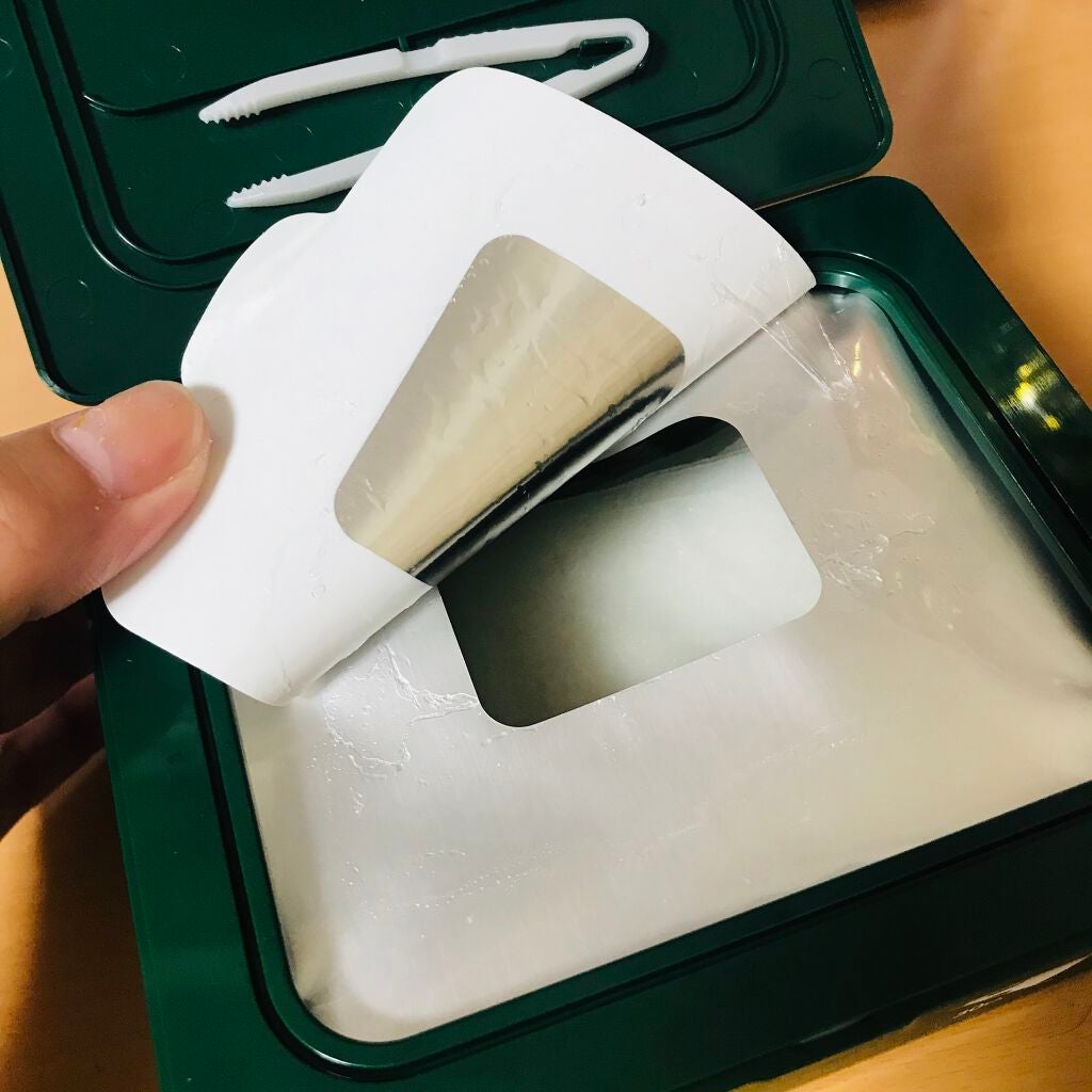 グリーンダーマCICA デイリーシートマスク/ネイチャーリパブリック/シートマスク・パックを使ったクチコミ(3枚目)