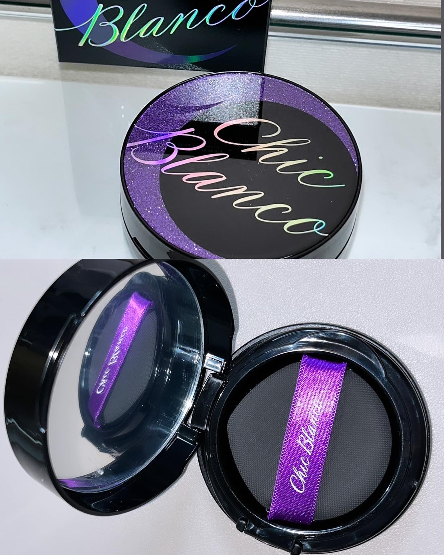 パーフェクトカバーオーロラバームクッション/Chic Blanco/その他ファンデーションを使ったクチコミ(2枚目)