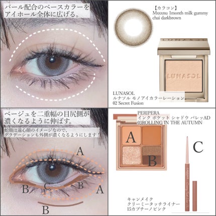 キャンメイク シルキースフレアイズのクチコミ「【2025年🎍】ミステリアス蛇顔メイク🐍🤍
あけましておめでとうございます!
2025年一.....」(2枚目)