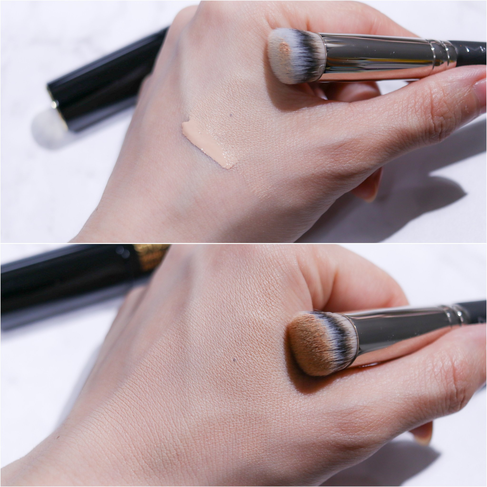 #270S ミニ ラウンド スラント ブラシ/M・A・C/メイクブラシを使ったクチコミ（2枚目）