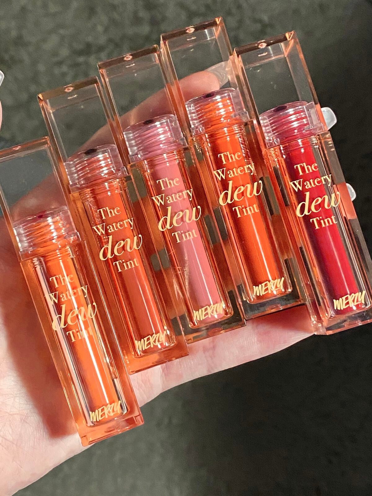 ザ ウォータリーデューティント/MERZY/リップティントを使ったクチコミ(7枚目)