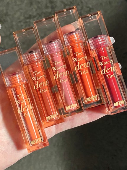 ザ ウォータリーデューティント/MERZY/リップティントを使ったクチコミ(7枚目)