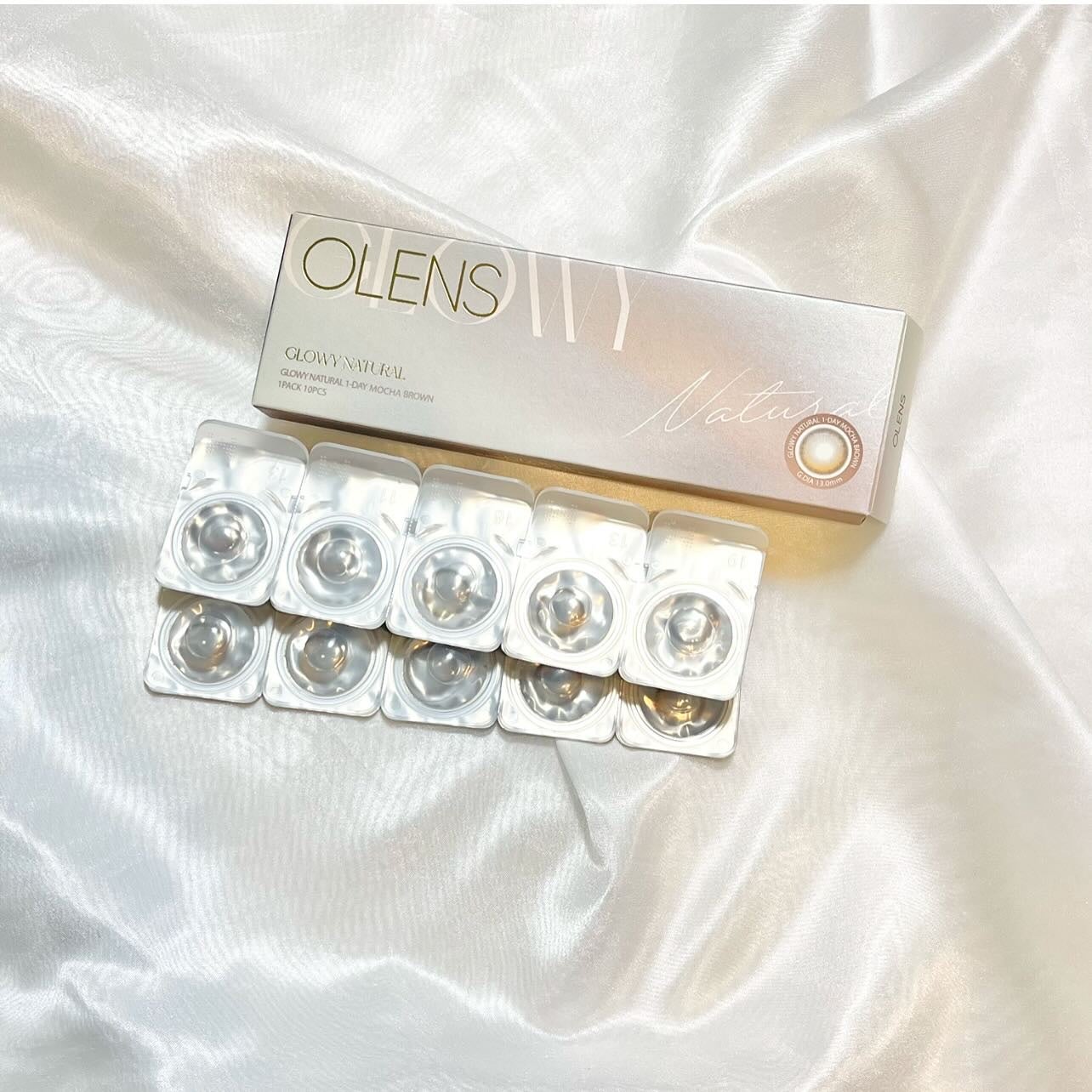 Glowy Natural 1Day/OLENS/カラーコンタクトレンズを使ったクチコミ(2枚目)