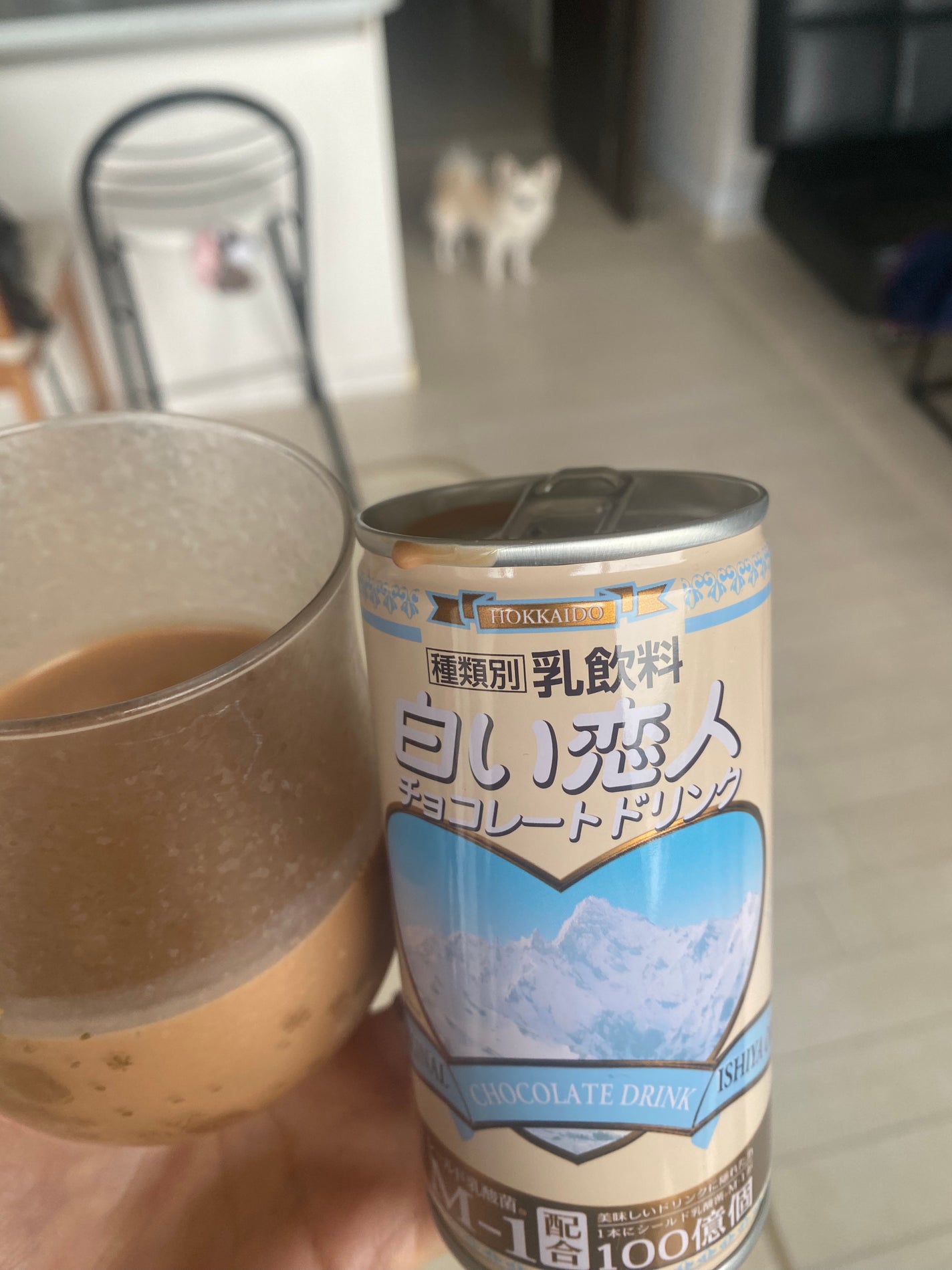 ぷぅぴぃ《紫コス部💜💗》 on LIPS 「ISHIYA白い恋人チョコレートドリンクあの白い恋人がドリンク..」(6枚目)