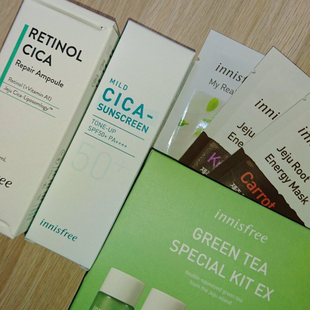 レチノール シカ リペア セラム/innisfree/美容液を使ったクチコミ(2枚目)