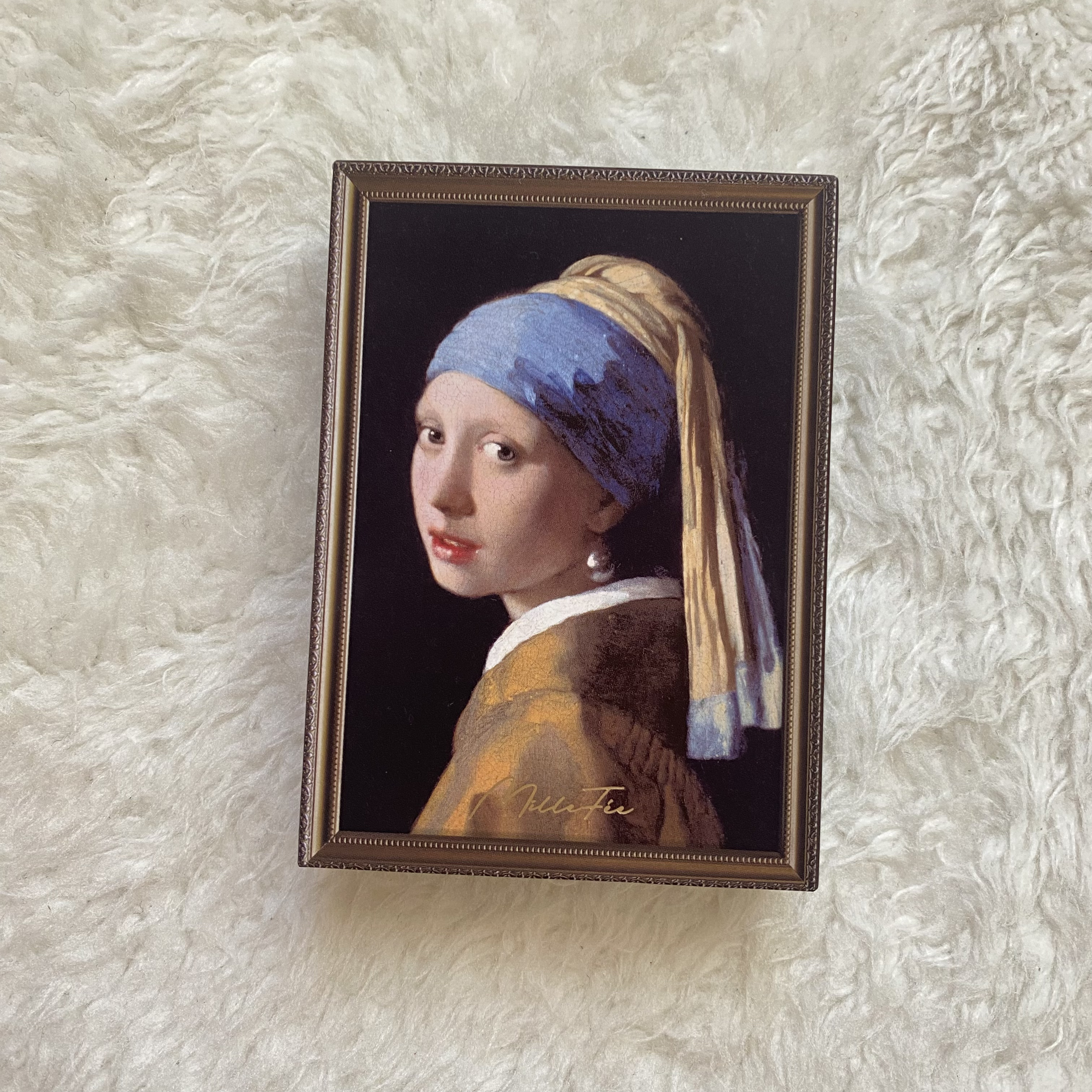 絵画アイシャドウパレット 13 真珠の耳飾りの少女/MilleFée/アイシャドウパレットを使ったクチコミ（2枚目）